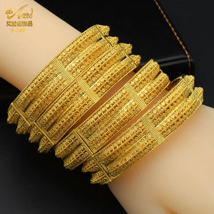 Indian 24K Plated Bangle Bracelet Jewelry for Women