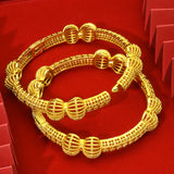 Indian Bangles 24K Plated Dubai Bracelet Charm Jewelry