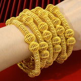 Indian Bangles 24K Plated Dubai Bracelet Charm Jewelry