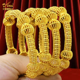 Indian Bangles 24K Plated Dubai Bracelet Charm Jewelry