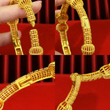 Indian Bangles 24K Plated Dubai Bracelet Charm Jewelry