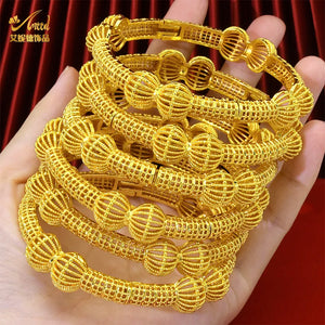 Indian Bangles 24K Plated Dubai Bracelet Charm Jewelry