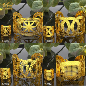 Indian Plated Bangles With Ring Bride Wedding Bracelet Jewelry