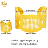 Indian Plated Bangles With Ring Bride Wedding Bracelet Jewelry