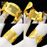Indian Plated Bangles With Ring Bride Wedding Bracelet Jewelry
