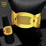 Indian Plated Bangles With Ring Bride Wedding Bracelet Jewelry