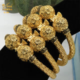 Indian Bangles Women Golden Ethiopian Jewelry Turnbuckle Brazilian Bracelet