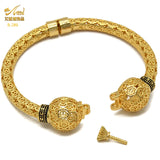 Indian Bangles Women Golden Ethiopian Jewelry Turnbuckle Brazilian Bracelet