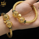 Indian Bangles Women Golden Ethiopian Jewelry Turnbuckle Brazilian Bracelet