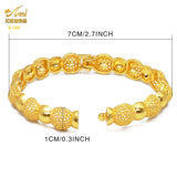 Dubai Plated Bangle Bracelet Jewelry African Women Charm Bangles