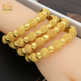 Dubai Plated Bangle Bracelet Jewelry African Women Charm Bangles