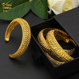 Nigeria Copper Alloys Bangle Bracelet Jewelry for Africa Women