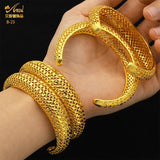 Nigeria Copper Alloys Bangle Bracelet Jewelry for Africa Women