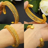 Nigeria Copper Alloys Bangle Bracelet Jewelry for Africa Women