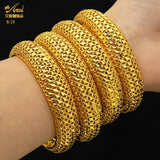 Nigeria Copper Alloys Bangle Bracelet Jewelry for Africa Women