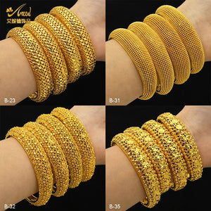 Nigeria Copper Alloys Bangle Bracelet Jewelry for Africa Women