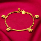 Heart Charms Bracelet for Women Family Jewelry Gift