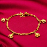Heart Charms Bracelet for Women Family Jewelry Gift