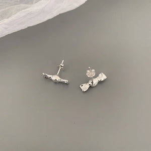 925 Sterling Silver Candy Ear Earrings For Christmas Gift Wedding