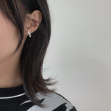 925 Sterling Silver Candy Ear Earrings For Christmas Gift Wedding