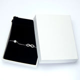 925 Silver Bracelet with Cubic Zircon & Natural Pearl