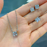 Classic SONA Diamond Necklace 6x8mm