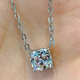 Classic SONA Diamond Necklace 6x8mm