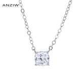 Classic SONA Diamond Necklace 6x8mm