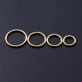 16G Septum Ring Stainless Steel Plated Circle Small Cartilage Hoop Earring