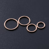 16G Septum Ring Stainless Steel Plated Circle Small Cartilage Hoop Earring
