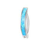 925 Silver Curved Navel Piercing for Women Belly Button Rings Minimalist Summer