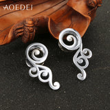 2PC 5-22mm Stainless Steel Ear Tunnels Plugs Flesh Piercing