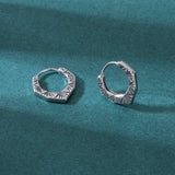 Punk Chain Hoop Earring Stainless Steel Round Piercing Jewelry