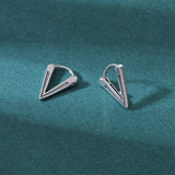 Punk Chain Hoop Earring Stainless Steel Round Piercing Jewelry