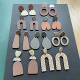 Geometric Long Dangle Drop Earrings for Women Acrylic Jewelry