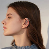 Geometric Round Ear Cuff Minimalist Cartilage Earrings Women Men