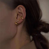 Geometric Round Ear Cuff Minimalist Cartilage Earrings Women Men