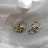 Vintage Metal Geometric Ear Cuff Earrings for Women No Piercings