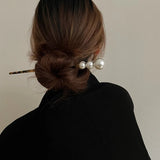 Retro Multicolor Resin Imitated-pearl Hairpin for Women Hair Styling