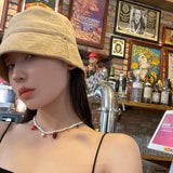 Colorful Resin Pearls Beads Necklace with Dog Pendant