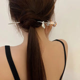 AOMU Purple Rose Hairpins Hair Clip