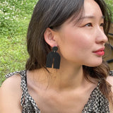 Korea Geometric Acrylic Earrings for Women