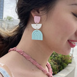 Korea Geometric Acrylic Earrings for Women