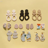 Korea Geometric Acrylic Earrings for Women