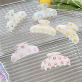 Flower Heart Tulip Sun Acrylic Hair Clip for Women Girls