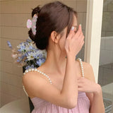 Flower Heart Tulip Sun Acrylic Hair Clip for Women Girls