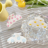 Flower Heart Tulip Sun Acrylic Hair Clip for Women Girls