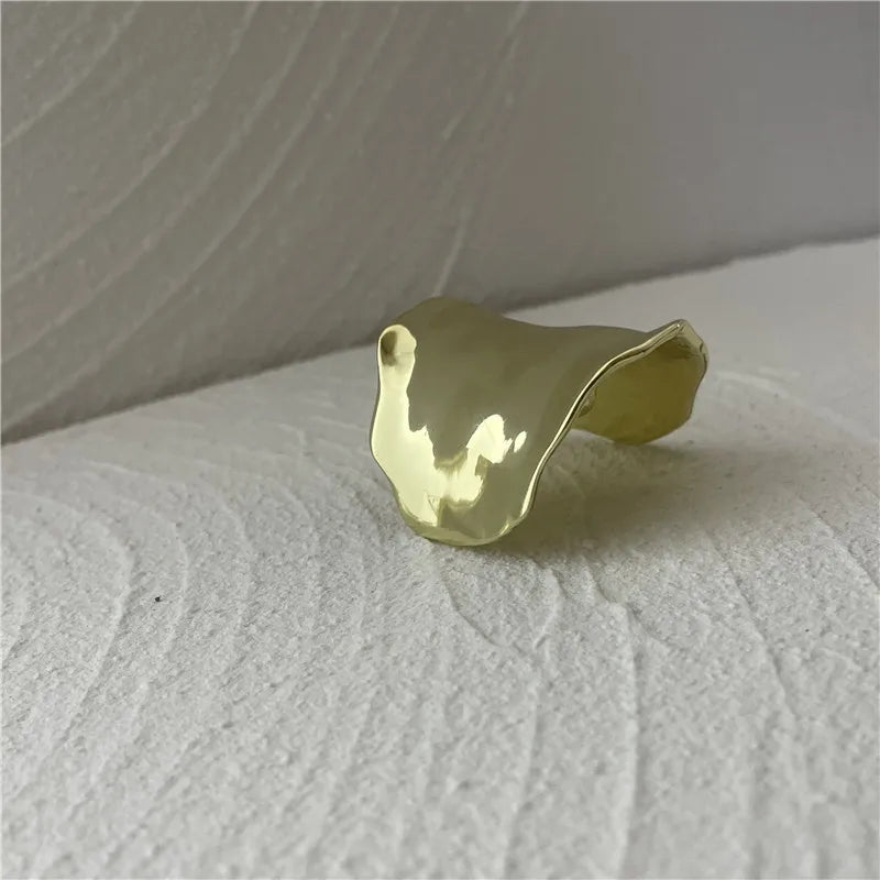French Ins Concave-convex Metal Retro Hairpin for Women