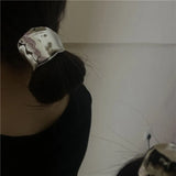 French Ins Concave-convex Metal Retro Hairpin for Women