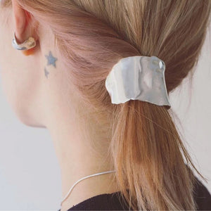 French Ins Concave-convex Metal Retro Hairpin